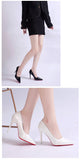 Stiletto Heel Pointed Toe Sexy High Heels Shallow Mouth Super High Heel Solid Color