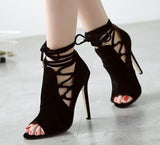 High Heeled Stiletto Fish Mouth Roman Sandals