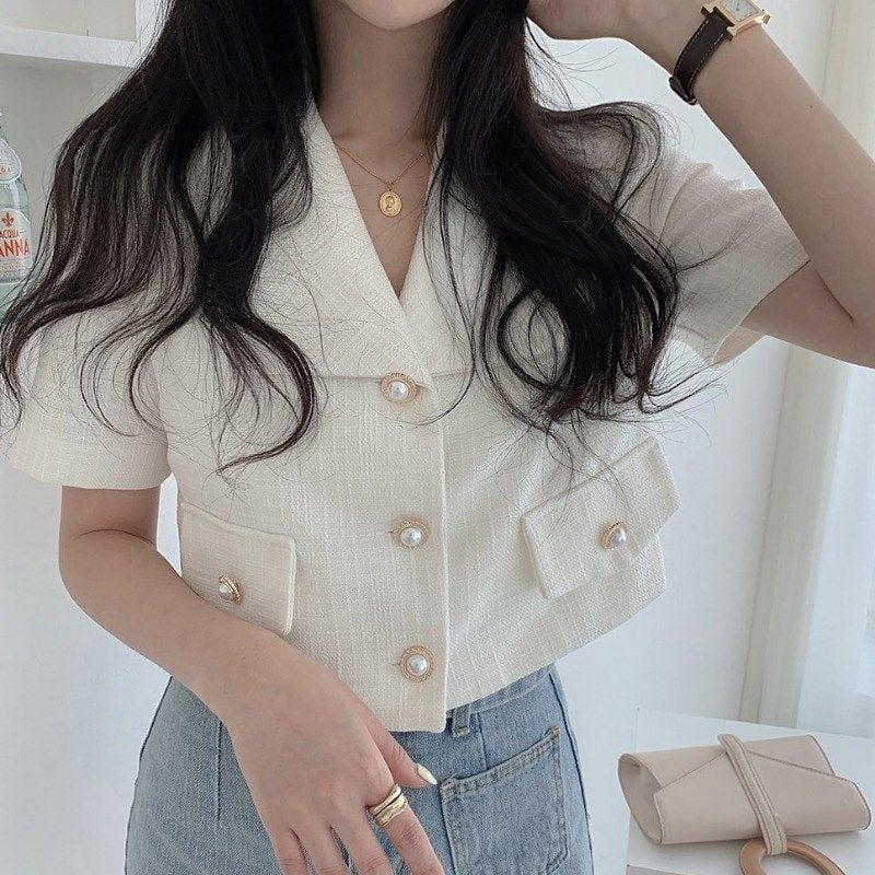 Korean Style Loose Casual All-match Short-sleeved Small Suit