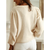 Women's 2025 Trendy Cardigan Sweater Long Sleeve Open Front, Button Down Jacket Style Fall Knitwear