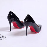 Stiletto Heel Pointed Toe Sexy High Heels Shallow Mouth Super High Heel Solid Color