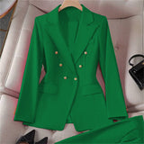 Small-sized Retro Suit Jacket Slim-fit Fashion Women's Casual Design Top Suit Jacket Set
