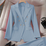 Small-sized Retro Suit Jacket Slim-fit Fashion Women's Casual Design Top Suit Jacket Set